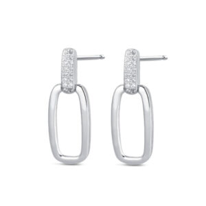 Pendientes Plata Eslabón 23 mm