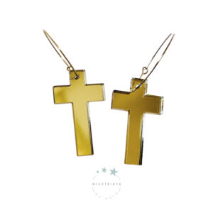 Pendientes Aro Cruz Oro