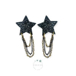 Pendientes Estrella con Cadenas