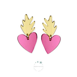 Pendientes ❤️‍🔥 Corazón en Llamas 🔥
