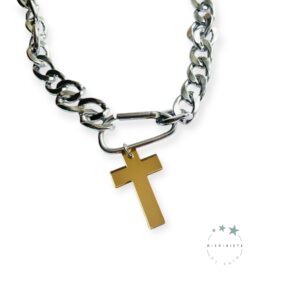 Collar Xl Cruz Dorada