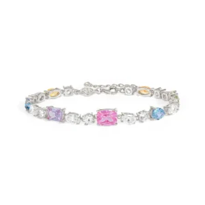 Pulsera Colour Wave con Circonitas de Colores 149825 010