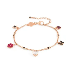 Pulsera Sweetrock  Nature Rose con Colgantes