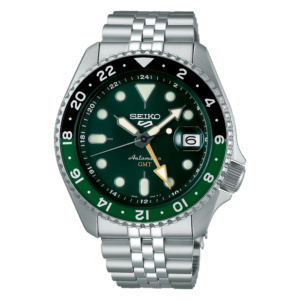 Reloj Seiko 5 Sport GMT Verde y Negro SSK035K1