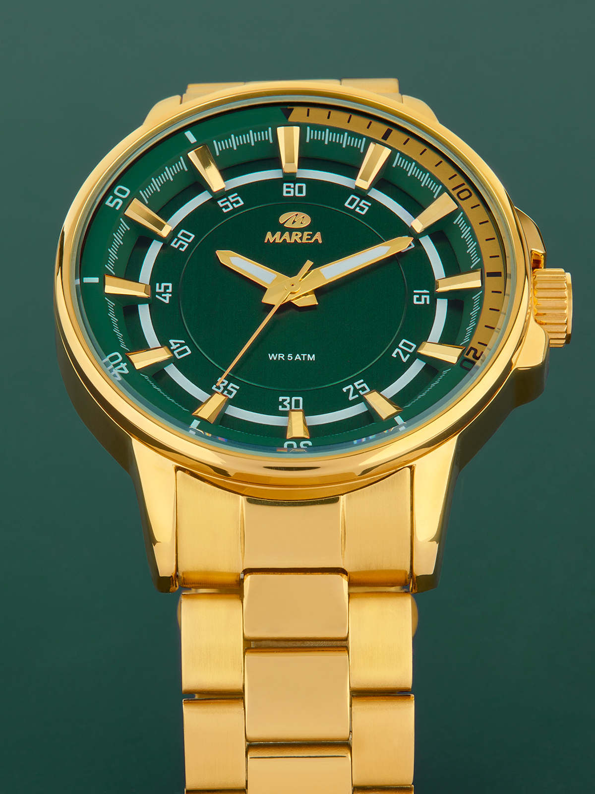 Reloj Marea Dorado/Verde 41375/5 - Imagen 2