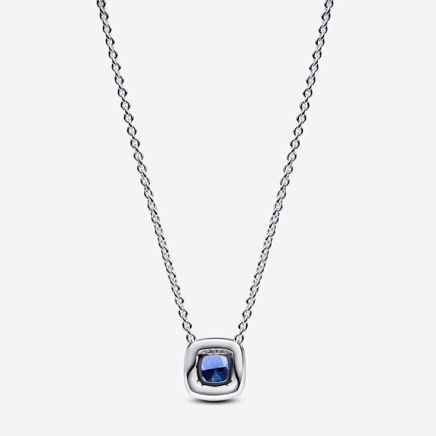 Collar Halo Azul Cuadrado Brillante 393560C01-45 - Imagen 2