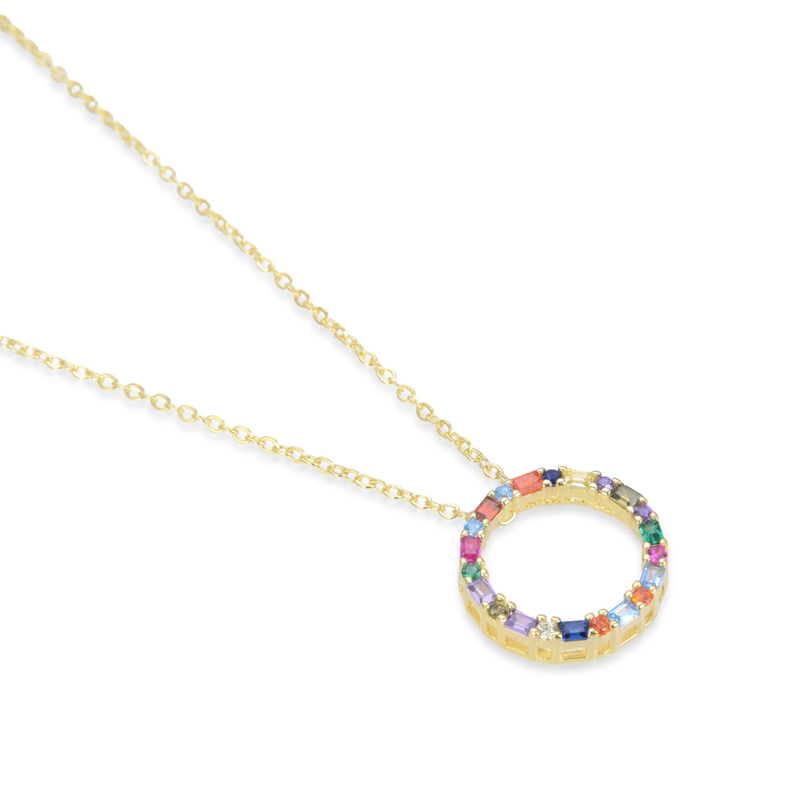 Collar Hrius Plata de Ley con Baño de oro de 18k - Imagen 4