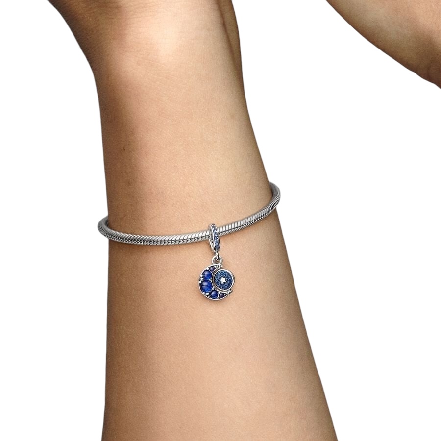 Charm Colgante Giratorio Luna Brillante 792979C01 - Imagen 4