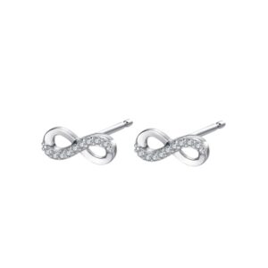 Pendientes Plata Infinito Circonitas