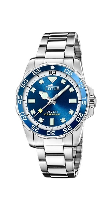 Reloj Lotus Acero Mujer Trendy Esfera Azul 18936/5