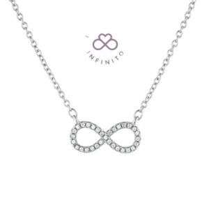 Pendientes Plata Infinito Circonitas