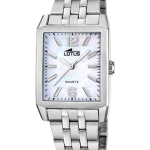 Reloj Lotus Acero Mujer Square Esfera Nácar 18985/1