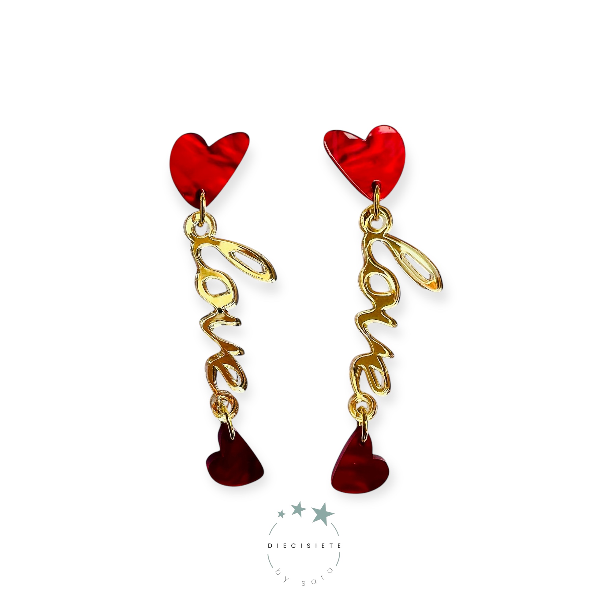 Pendientes Escritos de amor