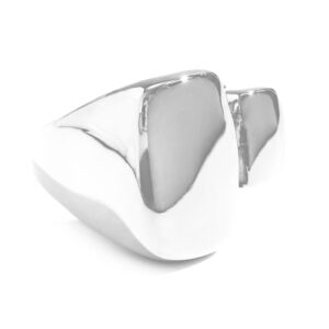 Anillo Acero Abierto Block