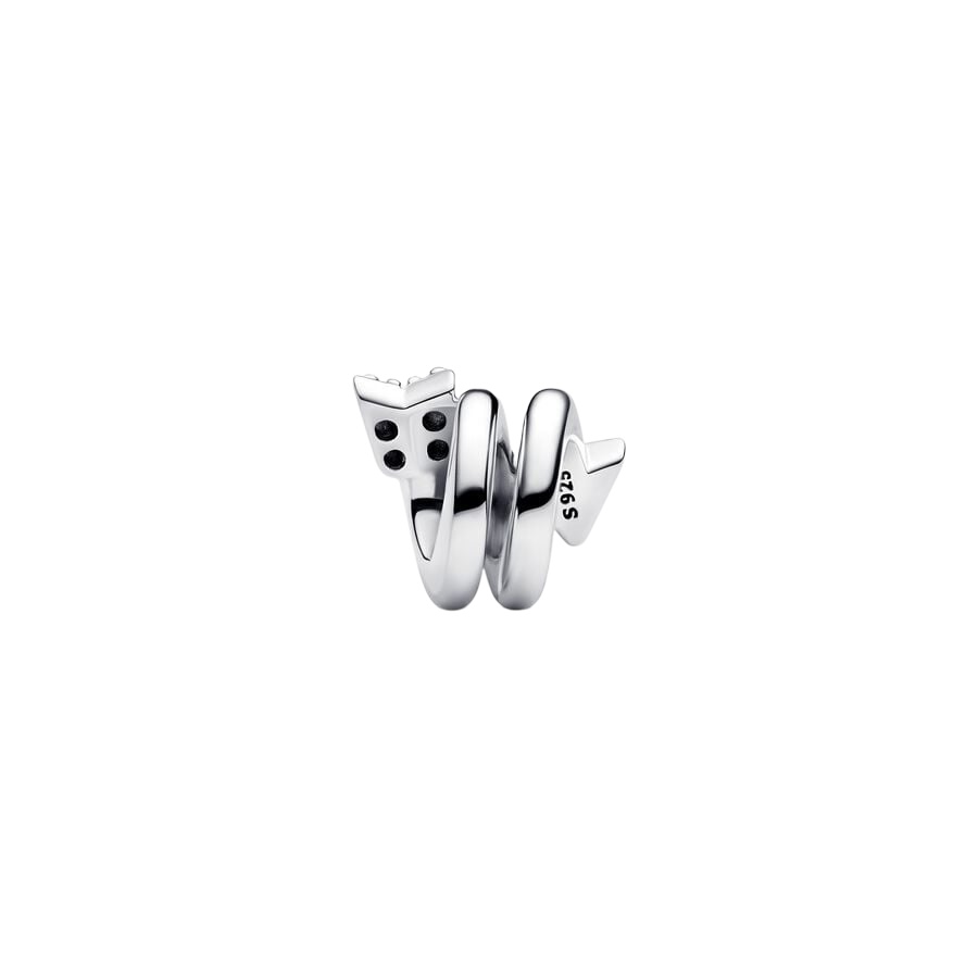 Charm Flecha Girando Plata de Ley 793665C01 - Imagen 2