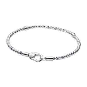 Pulsera Pandora Moments Cadena y Cierre de Tachuelas 593681C01