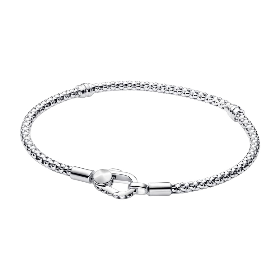 Pulsera Pandora Moments Cadena y Cierre de Tachuelas 593681C01