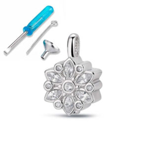 Colgante Plata Siempre Conmigo Flor