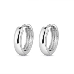 Pendientes Plata Aro Ancho 14mm