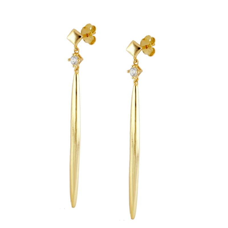Pendientes Plata Trojan Gold