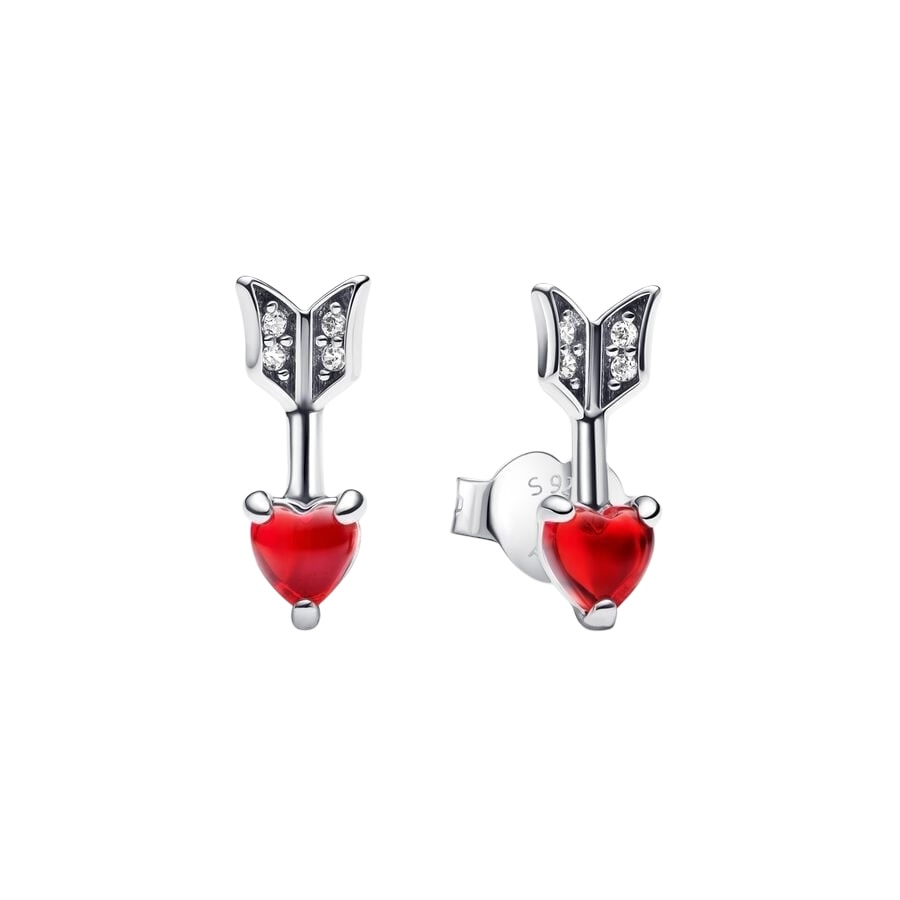Pendientes Flecha y Corazón Cristal de Murano 293668C02