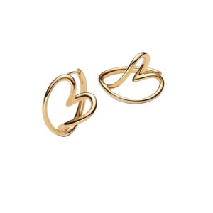 Pendientes de Aro Corazón forma Orgánica 263807C00