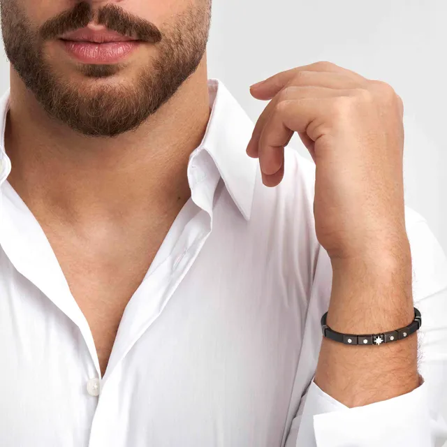 Pulsera Regulable City con Estrella Rosa de los Vientos 028812 014 - Imagen 2