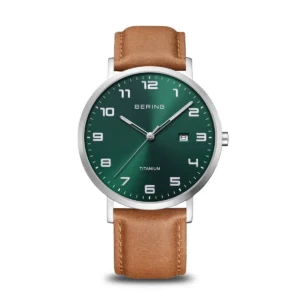 Reloj Bering Titanium Plata Cepillada 18640-568