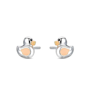 Pendientes Plata Patito