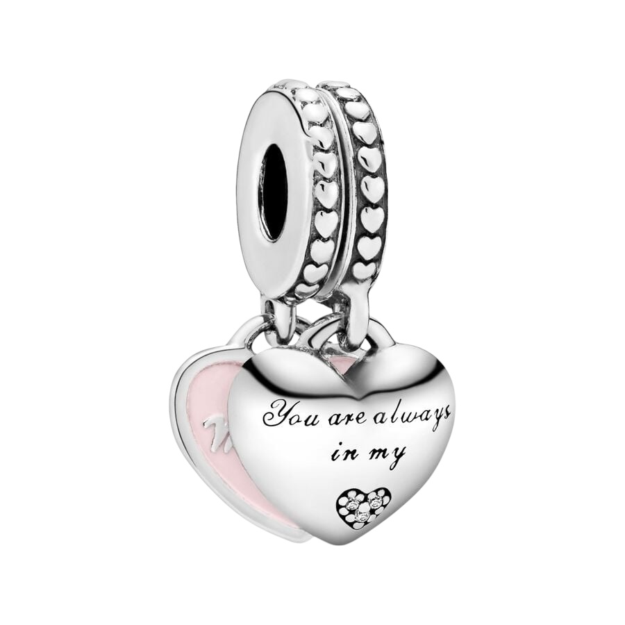 Charm Colgante Corazones Madre e Hija 792072EN40