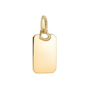Colgante Etiqueta Rectangular para grabar 368611C00