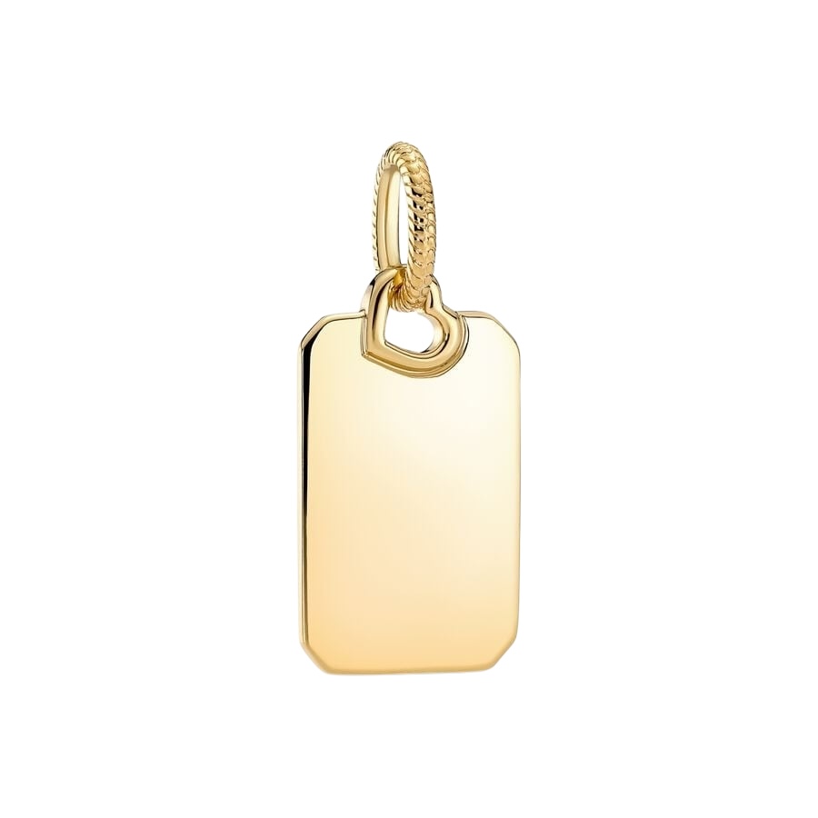 Colgante Etiqueta Rectangular para grabar 368611C00
