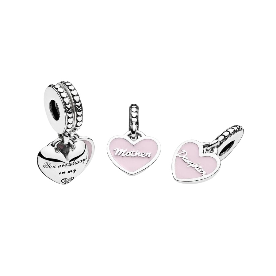 Charm Colgante Corazones Madre e Hija 792072EN40 - Imagen 5