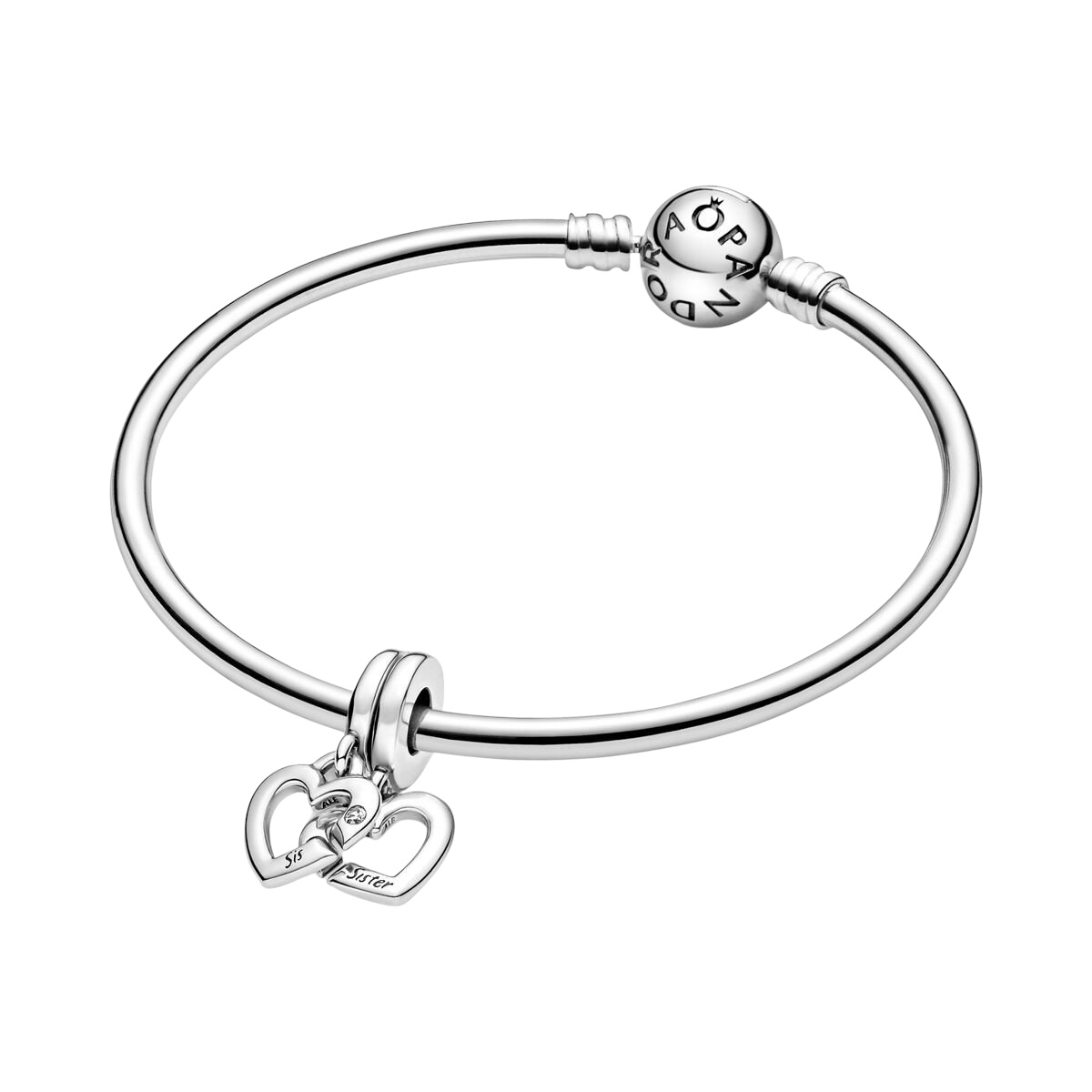 Charm Colgante Hermanas Unidas Corazones Divisibles 799538C01 - Imagen 5