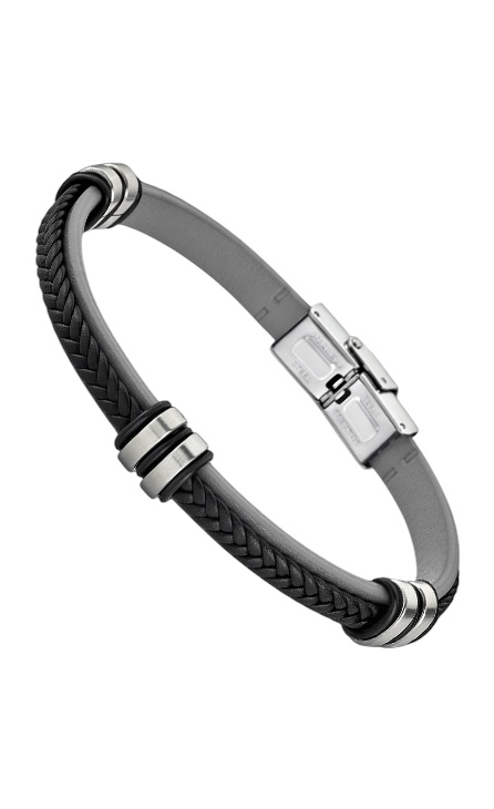 Pulsera Lotus Style Acero Piel LS1829-2/4