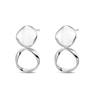 Pendientes plata Eslabón