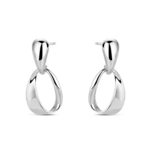 Pendientes plata Eslabón Abierto