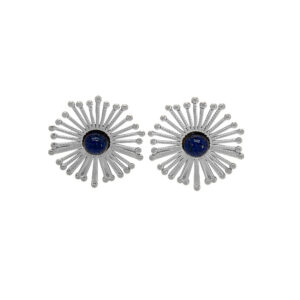 Pendientes Acero FLor Lapis
