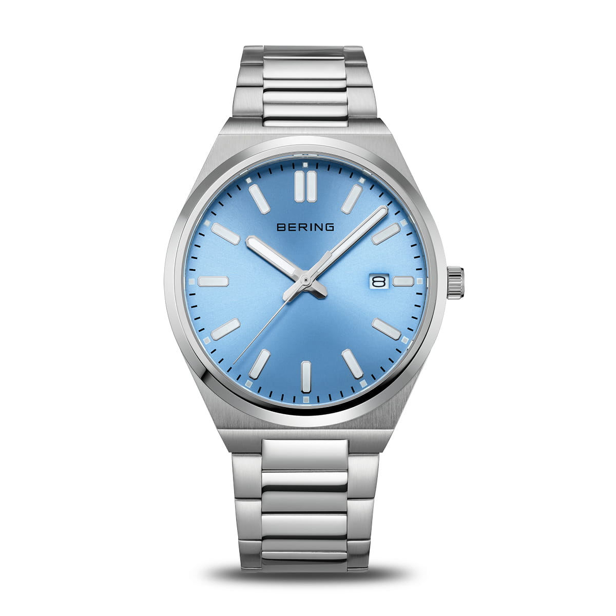 Reloj Bering Acero Esfera Verde Tornasolada 17639-707