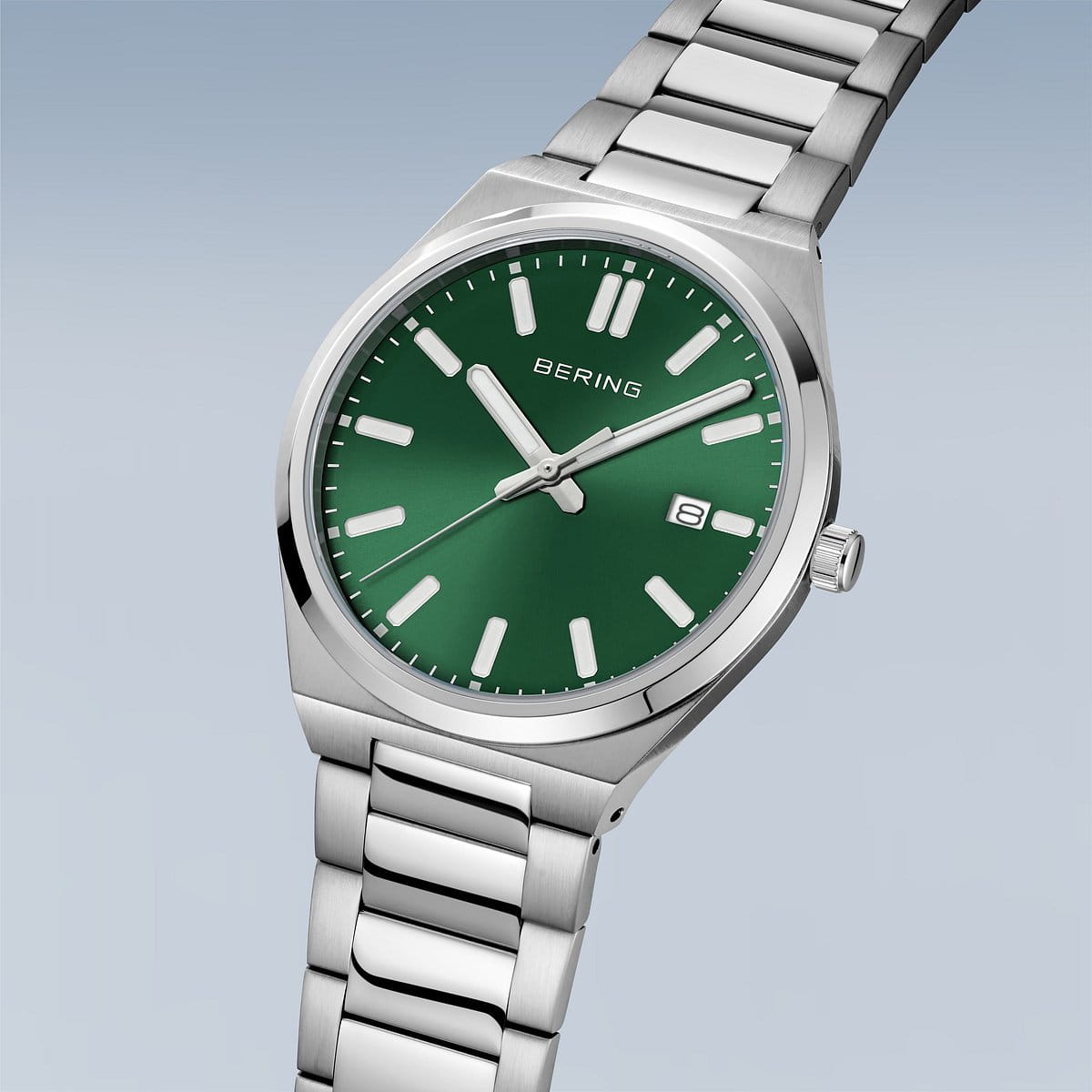 Reloj Bering Acero Esfera Verde Tornasolada 17639-708 - Imagen 4