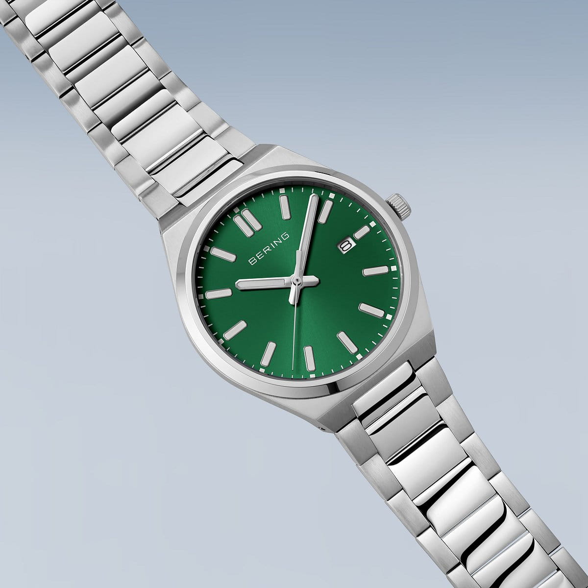 Reloj Bering Acero Esfera Verde Tornasolada 17639-708 - Imagen 3