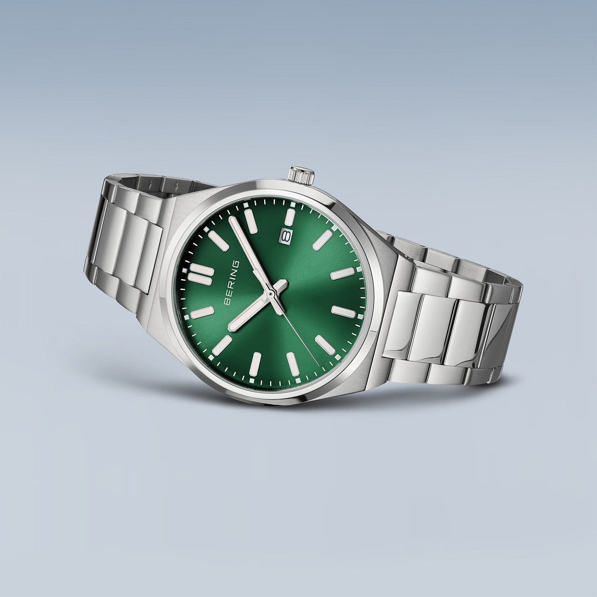 Reloj Bering Acero Esfera Verde Tornasolada 17639-708 - Imagen 2