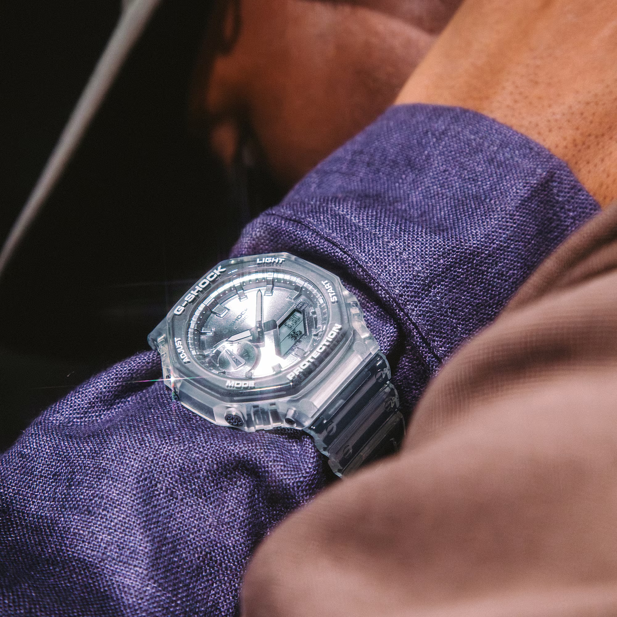Reloj G-Shock Transparente GA-2100BM-7A2 - Imagen 2