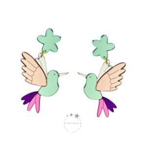 Pendientes Libre Colibrí