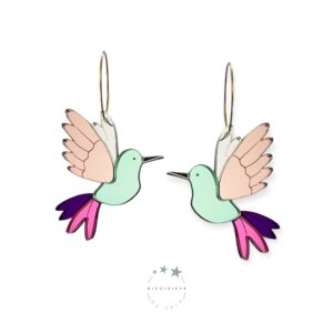 Pendientes Aro Colibrí
