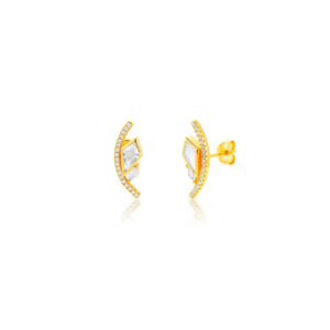 Pendientes en Plata lored Gold