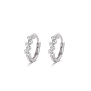 Pendientes Aro Plata y Cascada de Chatones