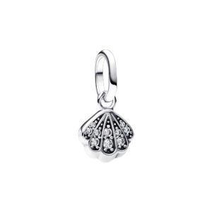Charm Mini Colgante Concha Brillante Plata de Ley 793855C01