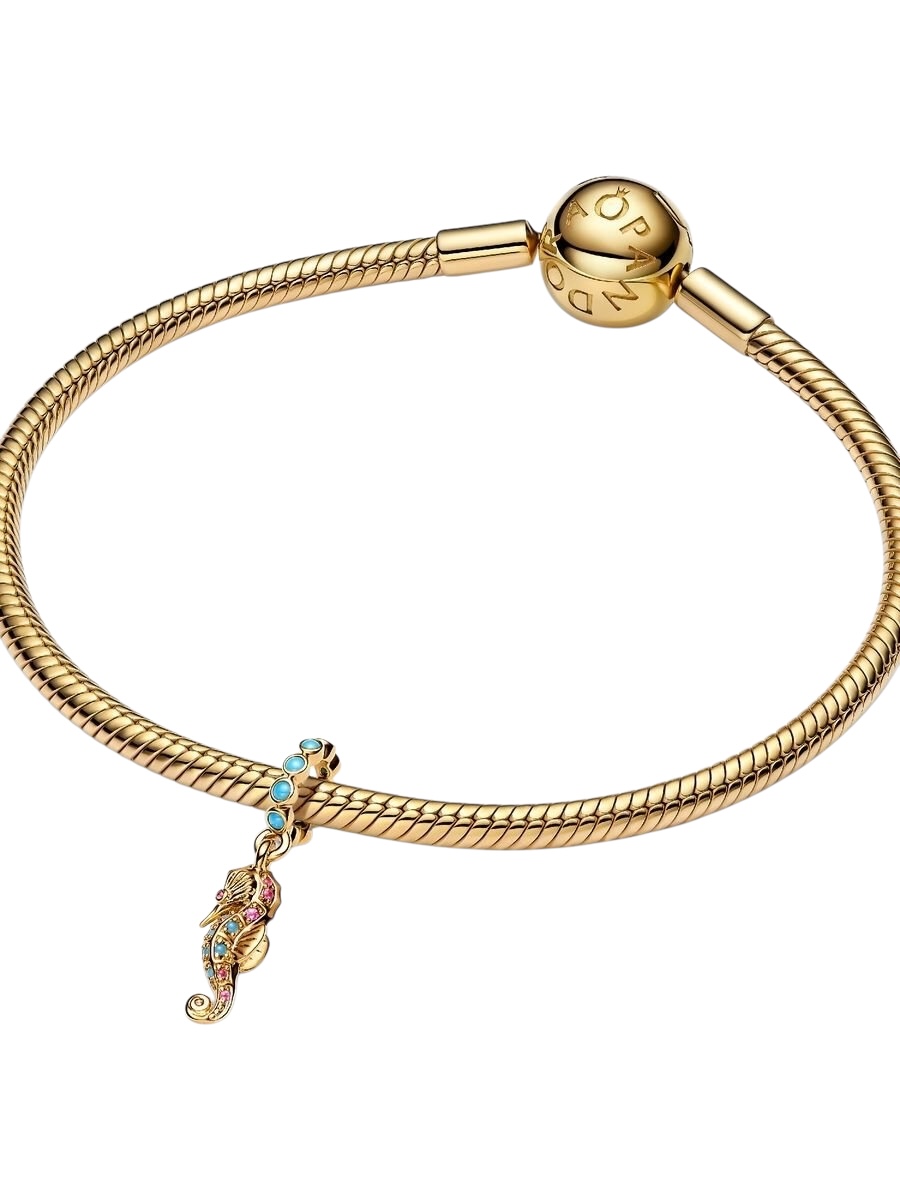 Charm Colgante Caballito de Mar Recubrimiento en oro de 14k 763895C01 - Imagen 3