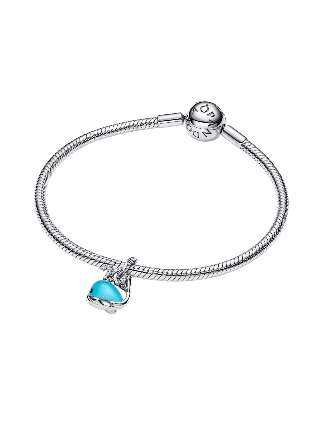 Charm Colgante Ballena Color Turquesa Plata de primera ley 793822C01 - Imagen 3